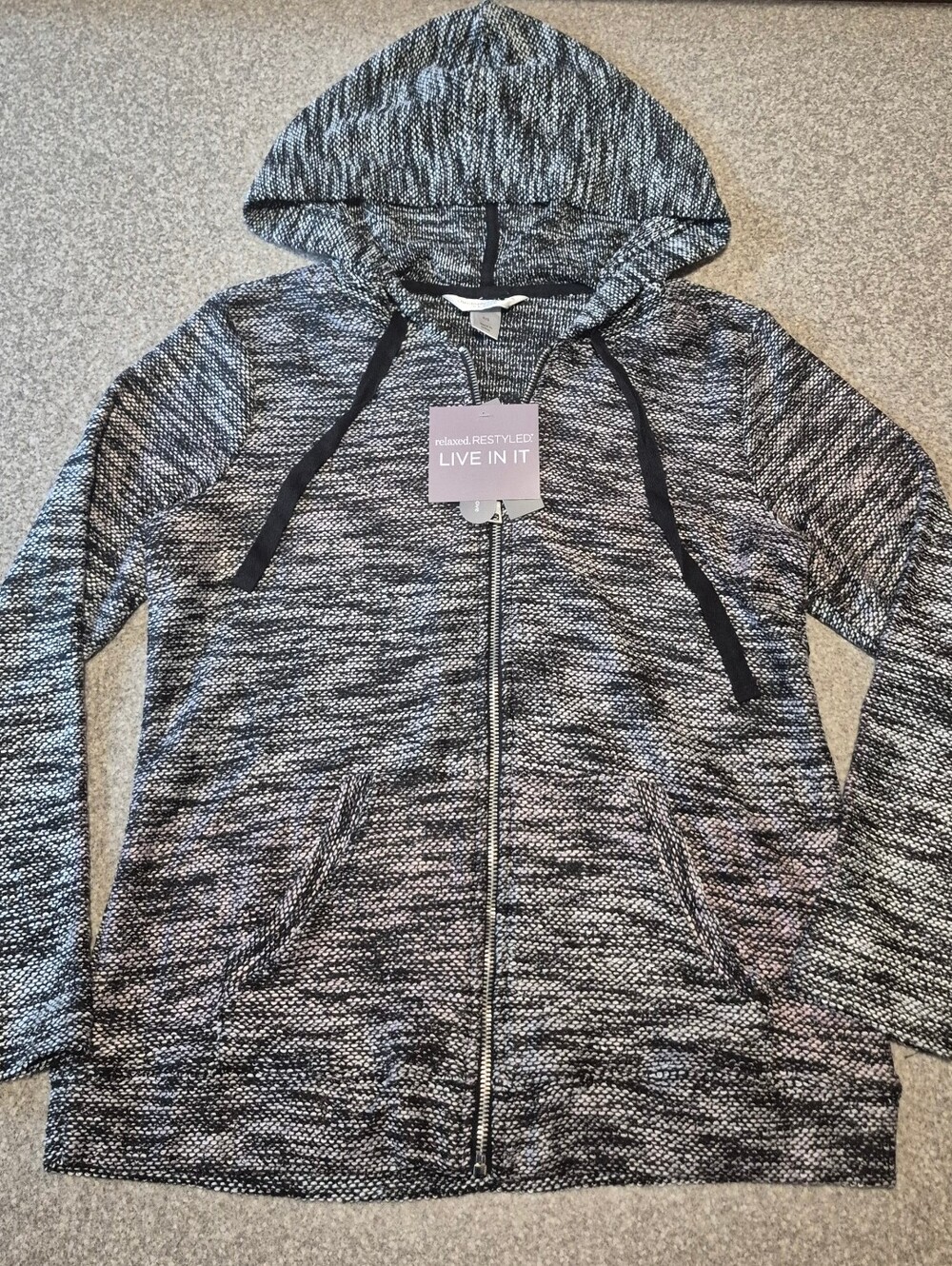 Nwt Womens Christopher And Banks Zip Up Petite Small